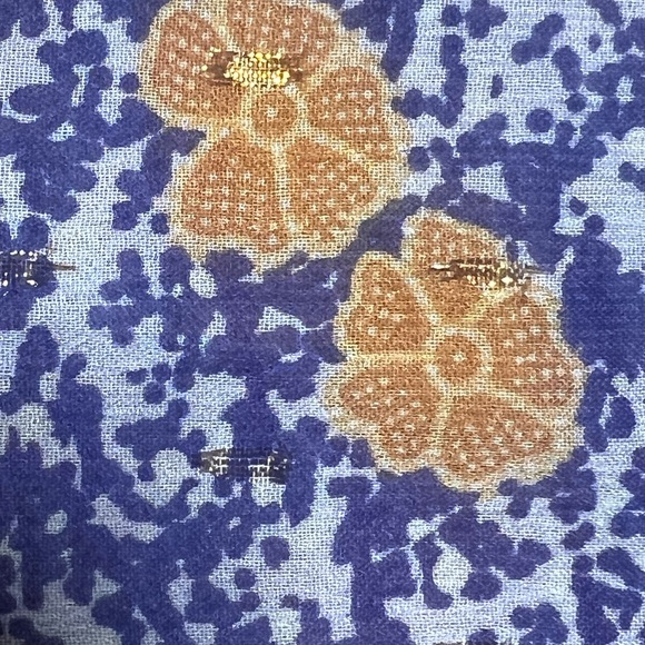 Boho Resort Halter Cupcakes & Cashmere Blouse Mustard Purple Cream Small - Picture 8 of 9